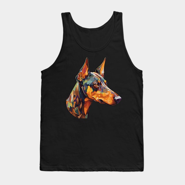 Doberman Pinscher Dog Art Tank Top by The Image Wizard